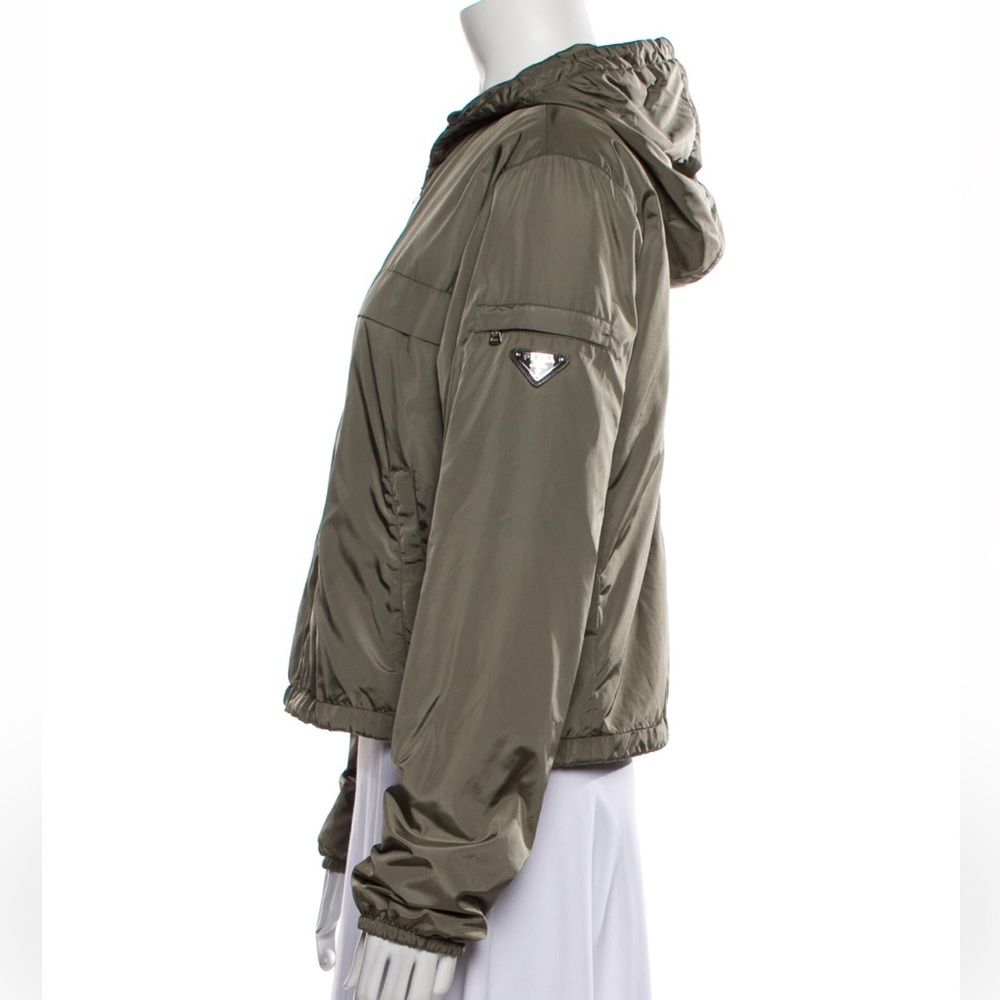 PRADA Logo Jacket with Hood